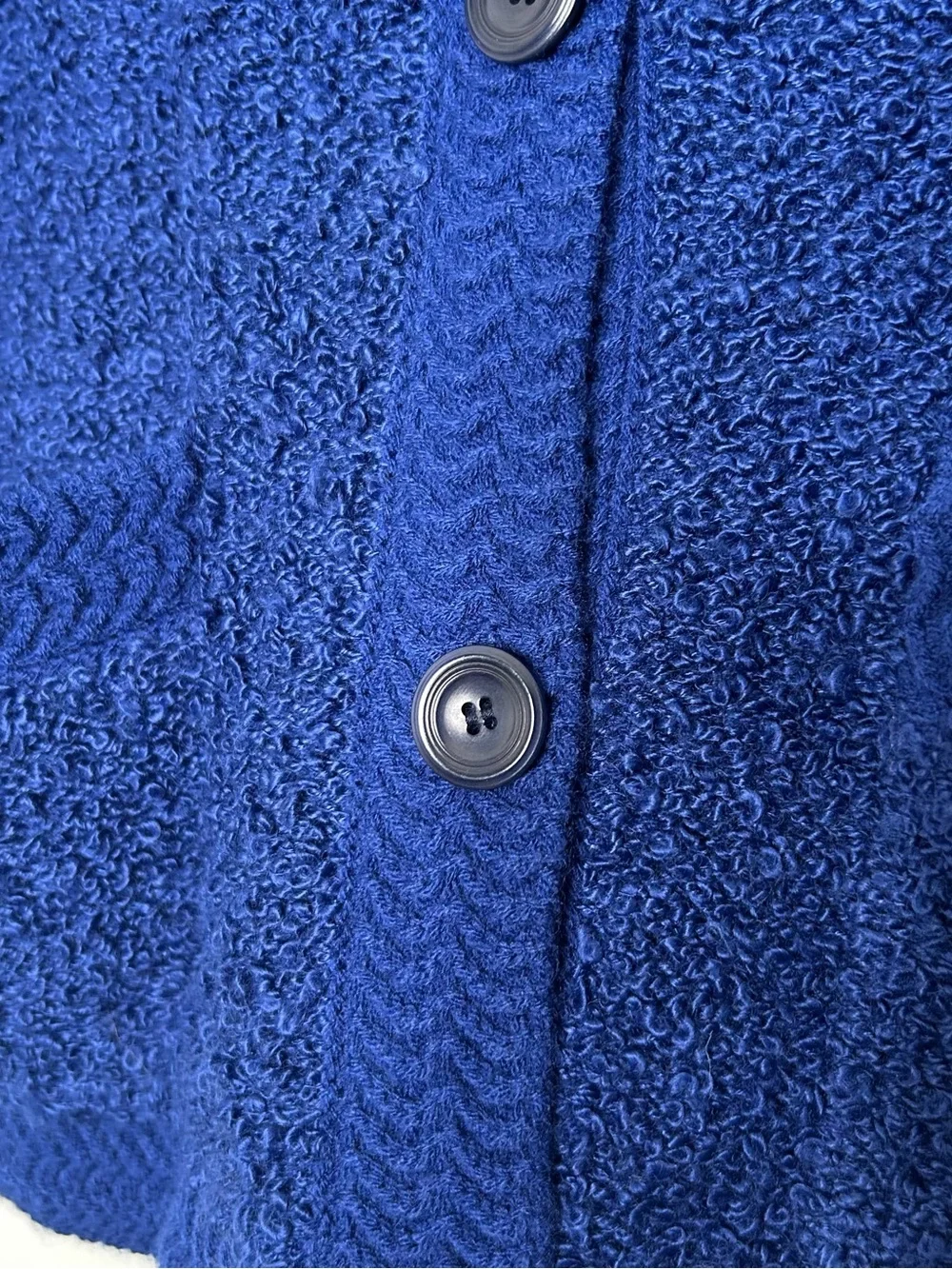 J Crew Classic Women's Bouclé Cardigan Jacket - Navy